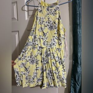 Yellow flower jumper